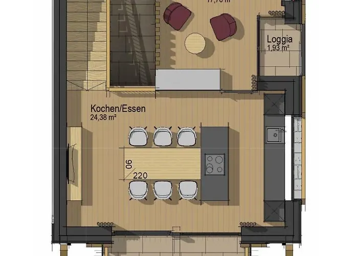 Hébergement de vacances Black Stone By Interhome Sölden